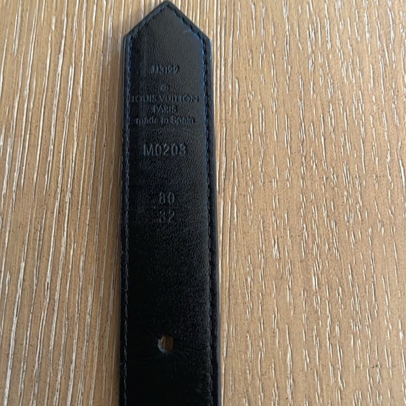 Louis Vuitton Monogram 25mm Dauphine Reversible Belt size 80 Black/Brown - Picture 3 of 8